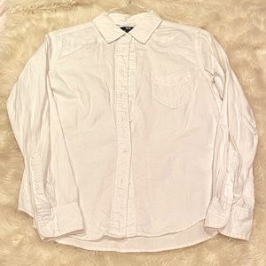 White Uniqlo Casual Buttondown